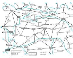 Image of Napoleonic campaign supply lines map