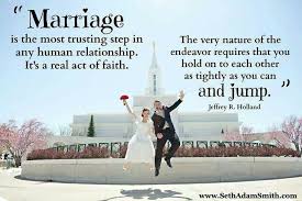 Marriage, lds quotes | spiritual | Pinterest | Marriage, Faith and ... via Relatably.com