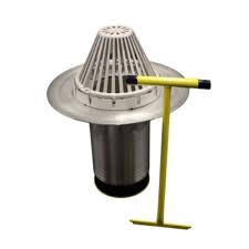 Marathon 8" ProMaxx Aluminator Roof Drain - Retrofit - Aluminum