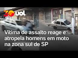 Suspeitos de assalto morrem atropelados por vítima na zona sul de SP