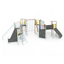 PERCORSO AGILITY PARKOUR IN METALLO CM 497 X 843 X 239 (H ...