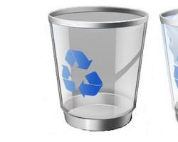 Recycle Bin on a computer