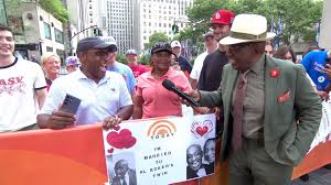 Al Roker Comes Face-to-Face With His Twin on the TODAY Plaza