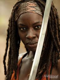 Danai Gurira as Michonne. Photo by Raymond McCrea Jones/The Hollywood Reporter - michonnethr