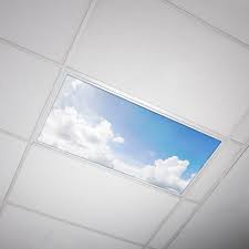 Cloud Drop Ceiling Light Panels Fluorescent Diffusers