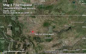 Small Magnitude 3.7 Earthquake 6 Miles Northwest of Great Falls, Montana, United States