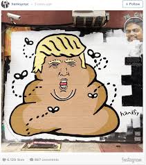 Résultat de recherche d'images pour "donald trump blood painting"