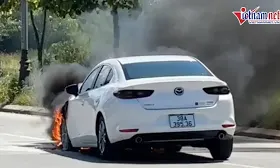 Xe Mazda3 bị cháy rụi ở Hà Tĩnh có phục hồi được không?