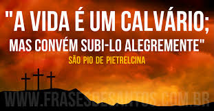 Resultado de imagem para mensagem de pe pio