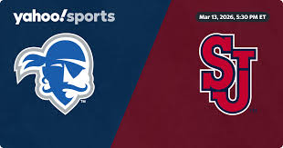 st john's basketball team celebrates their Big East championship victory