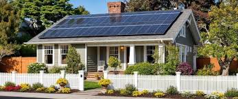 A charming craftsman style bungalow featuring solar panels ...
