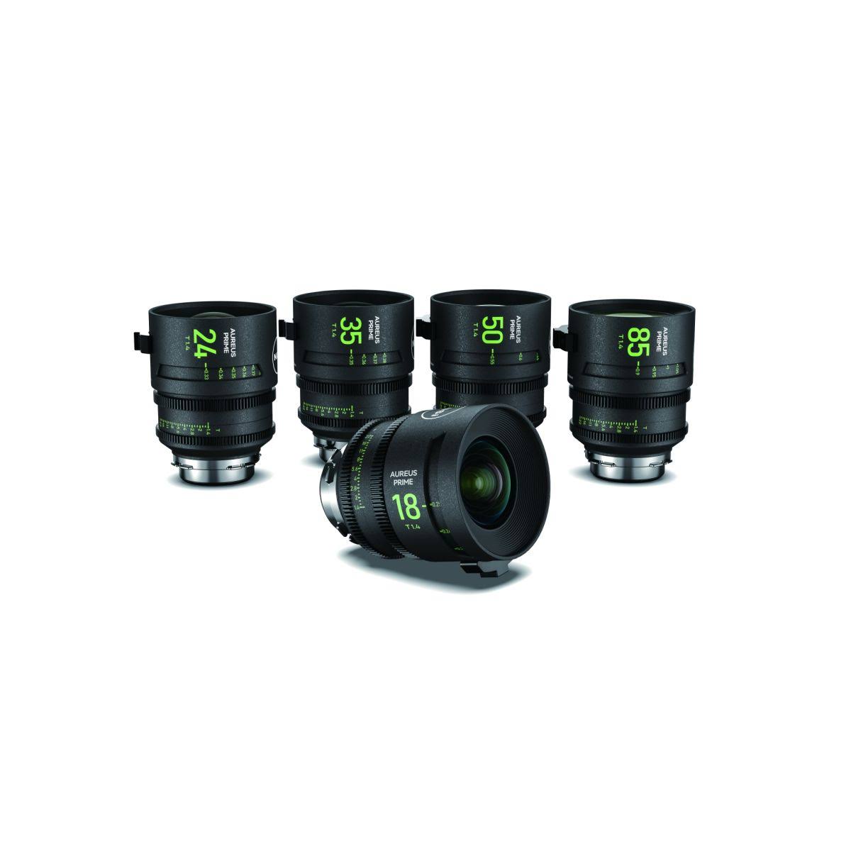 NiSi AUREUS Prime T1.4 Cinema 5-Lens Kit