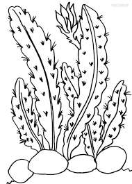 Résultat de recherche d'images pour "cactus coloring pages"