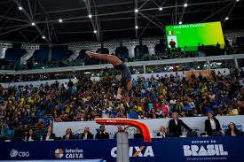 Rebeca Andrade brilha no Pan do Rio, e Brasil é prata por equipes
