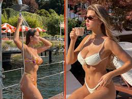 Kara Del Toro Rinses Off in Lake Como During Dreamy Summer Getaway
