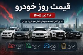 قیمت روز خودرو