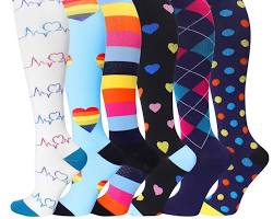 pair of compression socks