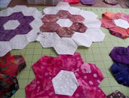 Résultat de recherche d'images pour "grandmothers flower garden quilt"
