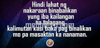 Tagalog Quotes about Moving On. via Relatably.com