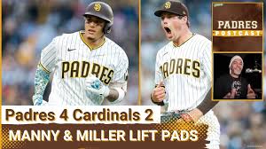 PADRES POSTCAST: San Diego PADRES BEAT ST LOUIS CARDINALS 4-2 at PETCO | Vasquez Deals | Miller Survives CHAOS | Manny Hits Milestone HR in SD Uniform