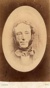 [ABOVE] Thomas William Thorpe (1808-1877) the eldest son of Harriett and Thomas Thorpe senior, linen draper of Rye. After Thomas Thorpe senior died in 1847, ... - RyeThorpeThosWm