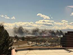 Northbound I-25 closed, schools and businesses evacuated after grass fire sparks north of Denver
