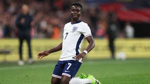 VIDEO: Bukayo Saka, that is unbelievable! Arsenal winger scores a beauty as England race into 3-0 lead against Wales within 20 minutes