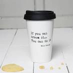 Inspirational travel mugs