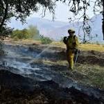 Winds fuel California wildfire, state's