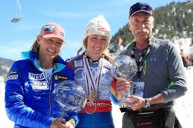 Eileen Shiffrin supporting Mikaela
