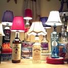 Liquor bottle lamps