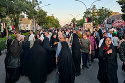 خیابان نخریسی مشهد در انتظار آغاز مهمونی کیلومتری غدیر