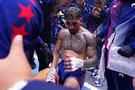 Mangled Ilia Topuria transported to hospital following UFC Freedom 250 title loss