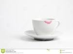 Lipstick coffee cup