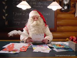 Image result for santa claus reading letter