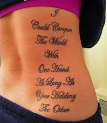 Tattoos for Married Couples Designs | Unique+love+tattoos+for+ ... via Relatably.com