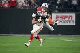 Chiefs vs. Raiders: DeAndre Hopkins, Travis Kelce make stylish entrance at 
Allegiant Stadium