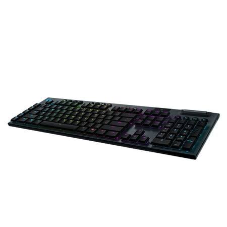 Logitech G915 Lightspeed Wireless RGB Mechanical Gaming Keyboard-GL Clicky (Missing dongle), Black