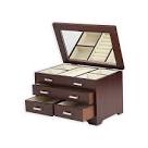 Walnut Contemporary Jewelry Box - m