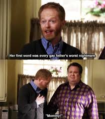 Modern Family lgbtq Cameron Tucker Eric Stonestreet mitchell ... via Relatably.com