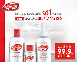 Hình ảnh về Gel Rửa Tay Khô Lifebuoy Bảo Vệ Vượt Trội 10 50ml