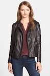 Leather women jacket