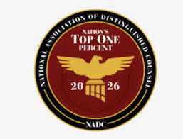 Brian D Chase Selected to the 2026 Nation's Top One Percent Personal Injury Lawyers