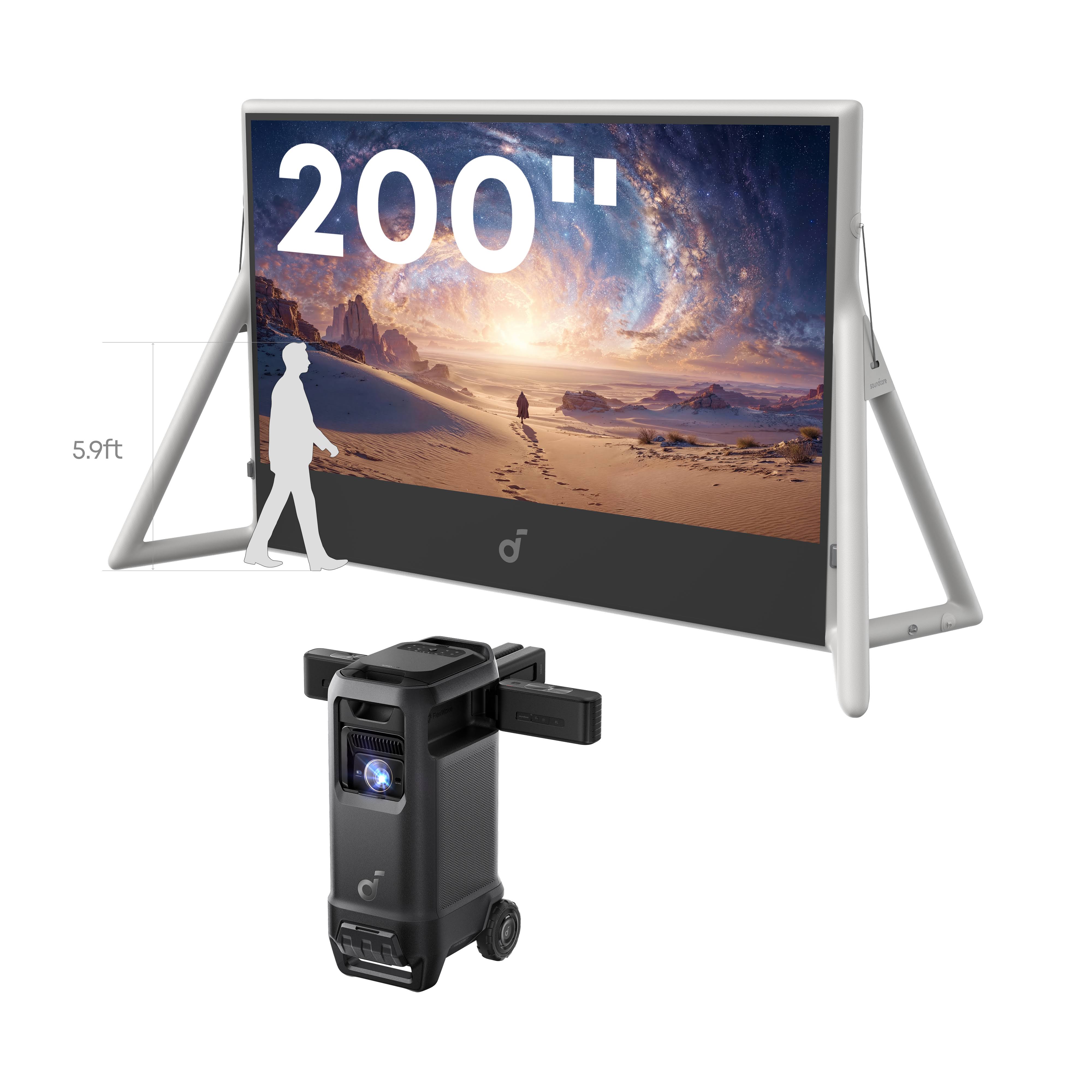 soundcore Nebula X1 Pro 4K Outdoor Projector Triple Laser