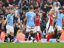 Why Arsenal star Leandro Trossard was sent off vs Man City in controversial 
red card repeat