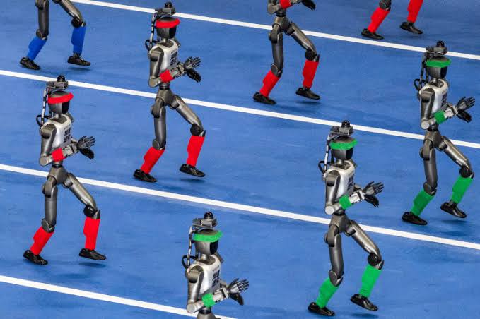 World Humanoid Robot Games open in Beijing as robots outrun humans in 400m but face cable-connection challenges