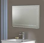 Large bathroom mirror with lights