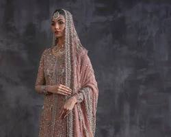 Image of Pakistani bridal lehenga gharara