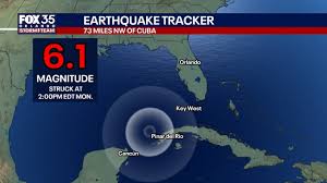 Powerful 6.1 Magnitude Earthquake Off Cuba Felt Across Florida