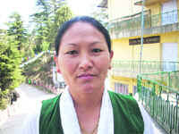 Kalsang Dolma, president of the Tibetan Women Association, in Mussoorie. - dplus.13